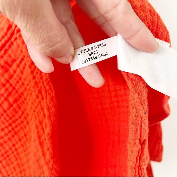 J. Crew Double-Gauze Button Up Classic Shirt in Cerise - Picture 8 of 10